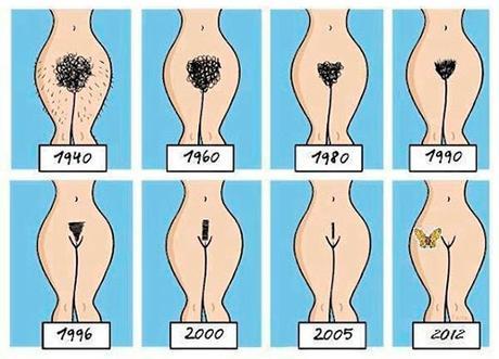 Evolución de los pelos del chichi