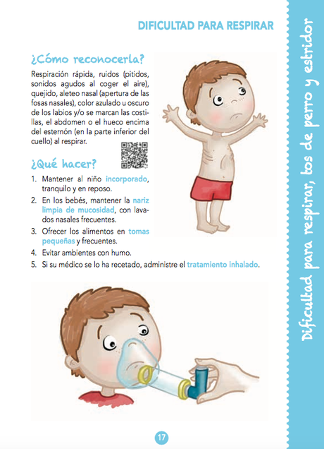 Primeros auxilios en niños - dificultad para respirar 
