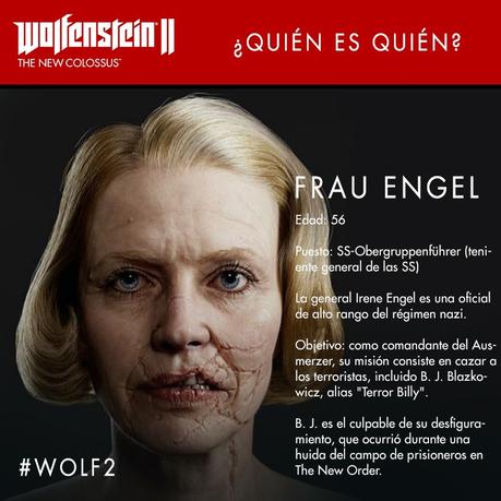 Los creadores de Wolfenstein II nos presentan a Frau Engel, la principal antagonista del juego