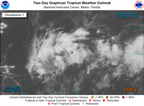 En atención El Caribe Oriental ante el avance de un fuerte disturbio con chance de ser ciclón tropical