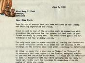 carta Disney 1938 donde rechaza solicitud empleo tratarse mujer