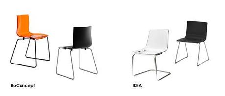 parecidos razonables o ¿quién copia a quién? SILLAS 2 copia