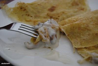 El Recetario: Filloas con bechamel