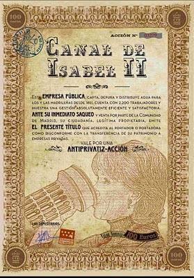 ¡Señora Aguirre, basta!  El agua no es un negocio