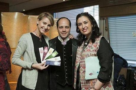 CAMPAÑA GOTAS PARA LA VIDA. Con Francis Yanes de Flower Room y Ana López de Letona, de Emalaikat