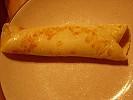 A rolled pancake