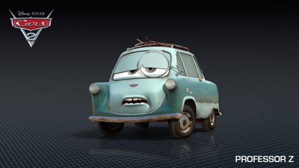 Professor Z y Tomber también forman parte de Cars 2