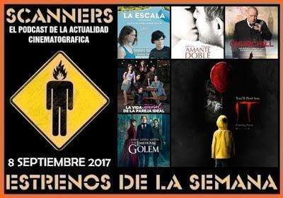 Estrenos de la Semana 8 Septiembre de 2017 por el Podcast Scanners