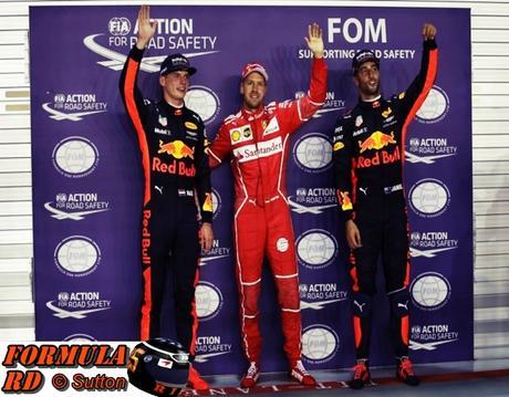 Resumen de la Clasificación del GP de Singapur 2017 | Vettel vuela en la noche