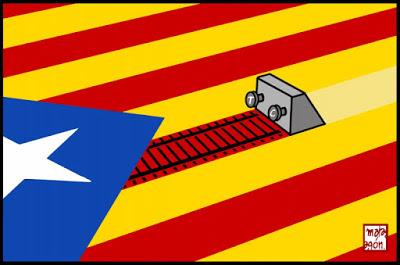 El rey desnudo, el referéndum catalán y el choque de trenes.