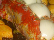 Palomita horno mechada papas