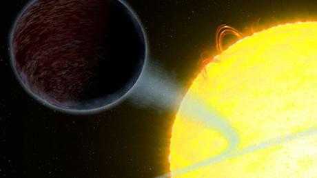 El telescopio espacial Hubble descubre un planeta negro que traga luz