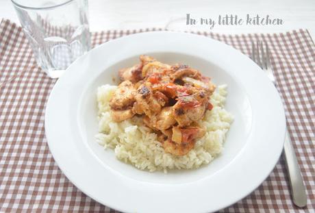 Pollo marinado en za'atar