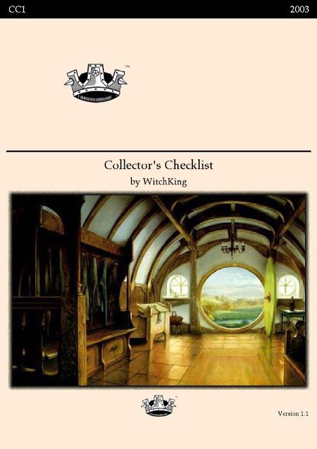 ICE Collector Checklist, en formato pdf