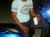 Muere Barahona jóven echaba carretera motocicleta.