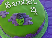 Tarta Hulk Samu cumple