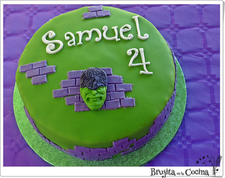 Tarta Hulk - Samu cumple 4