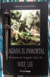 Portada del libro Nagash, el inmortal, de Mike Lee