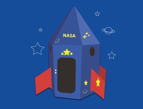 ¿Y si las cajas de IKEA se pudieran transformar en cohetes espaciales para jugar?