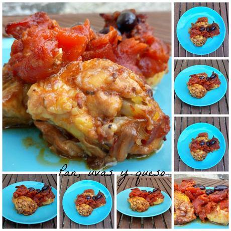 Pollo a la cazadora (tradicional o Crock-Pot) Pollo a la cazadora (tradicional o Crock-Pot)