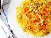 Tortilla calabacín cebolla