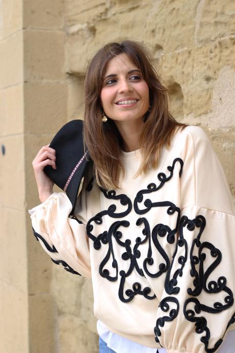 look sudadera zara olivia palermo blog de moda