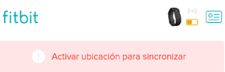 Sincronizacion Fitbit