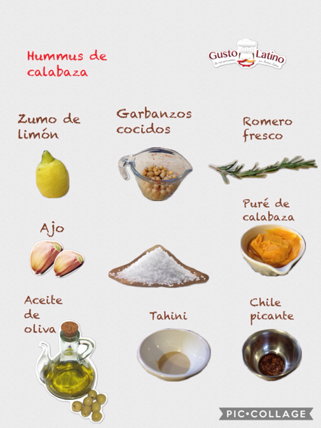 Receta de hummus de calabaza