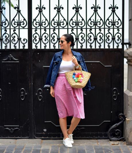 pink-skirt-denim-jacket-personal-shopper