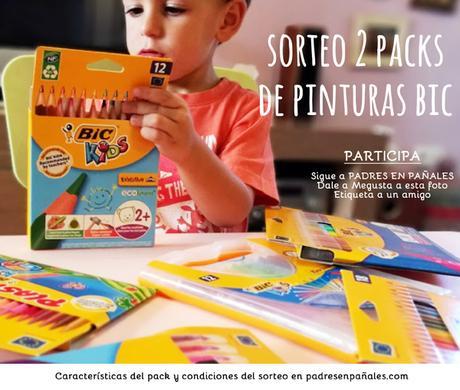 Sorteo de 2 packs de pinturas BIC para los niños