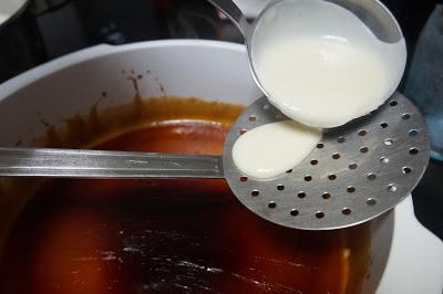 Flan con base de galletas