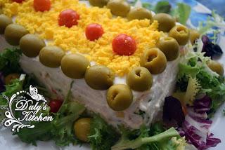 Pastel frío de Atún