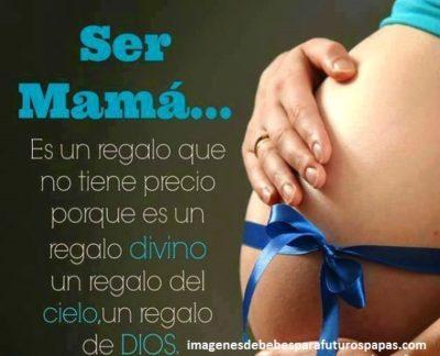 imagenes de bebes por nacer con frases regalo