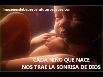 imagenes de bebes por nacer con frases bonitas