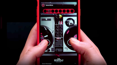 Bacardi convierte a sus seguidores en DJs en Instagram Stories