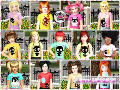 Chococat T-Shirt Child v.S3 (Sims 3)