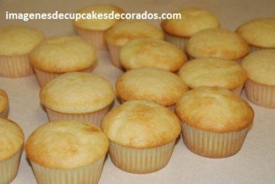 como hacer cupcakes economicos vainilla