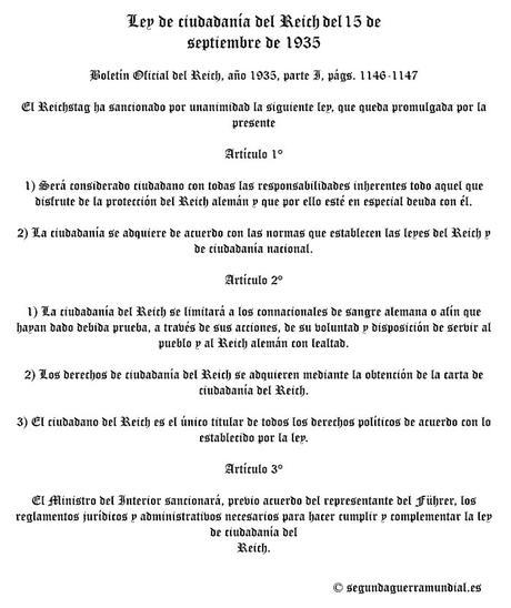 Las Leyes de Núremberg