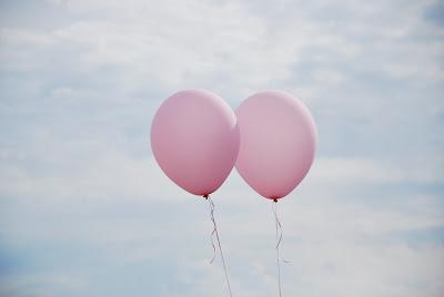 Globos de color rosa