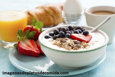 alimentos para un desayuno saludable cereal