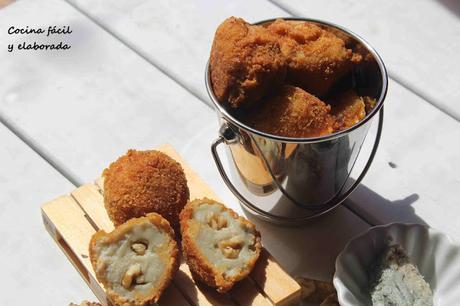 CROQUETAS DE CABRALES Y NUECES