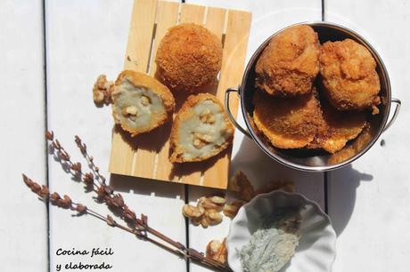 CROQUETAS DE CABRALES Y NUECES