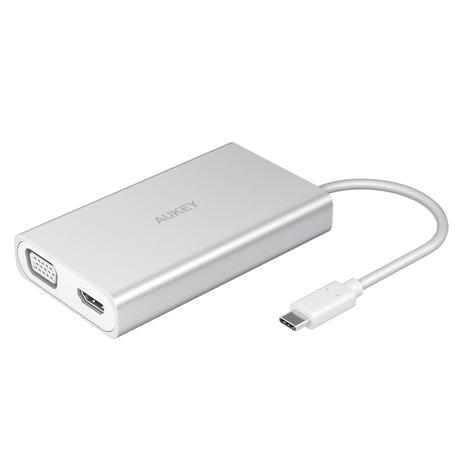 A revisión Multipuerto Aukey Hub USB-C CB-55. Lo bueno y lo malo para seleccionar su compra