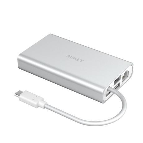 A revisión Multipuerto Aukey Hub USB-C CB-55. Lo bueno y lo malo para seleccionar su compra