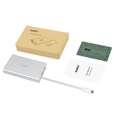 A revisión Multipuerto Aukey Hub USB-C CB-55. Lo bueno y lo malo para seleccionar su compra