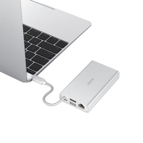 A revisión Multipuerto Aukey Hub USB-C CB-55. Lo bueno y lo malo para seleccionar su compra