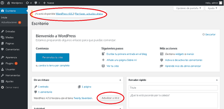 Si usas WordPress, actualiza a la última versión para estar protegido wordpress4.8.2