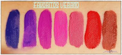 Favoritos de Verano Maquillaje