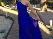 vestido azul Luján Argüelles Quién quiere casarse hijo #vuelveQQCCMH