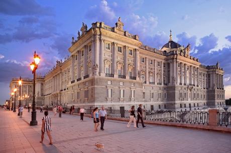 La postal de la semana:  Atardecer en el Palacio Real